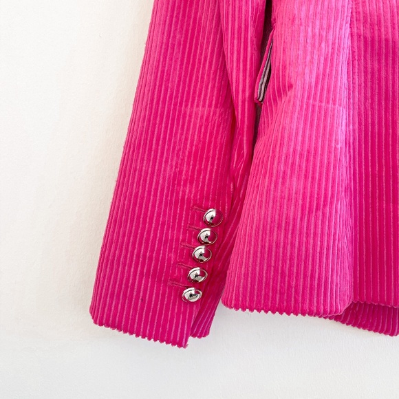 Veronica Beard Lia Corduroy Dickey Jacket Pink 2 - Picture 9 of 13